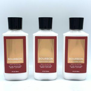 Bath and Body Works Bourbon Men's Lotion Bundle